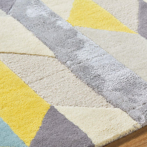 Surya Tallinn 2' X 3' Handmade Area Rug - Luxurious Viscose & Wool Blend, Modern Design For Elegance Grass Green Wool,Viscose Tnl2310-576