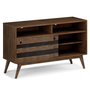 English Elm Clarkson Rustic Tv Stand - Handcrafted Acacia Wood, Mid-Century Design, Fits Tvs Up To 60" B136P158780