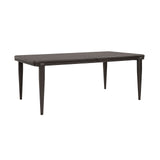 West End Loft Leg Table Brown with Tuxedo Finish P361240 Pulaski Furniture