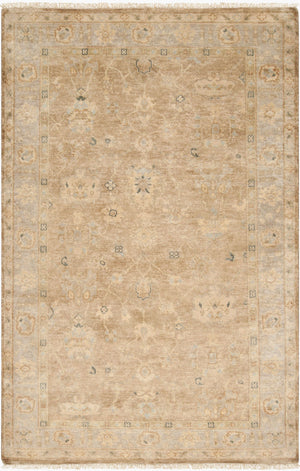 Surya Transcendent Hand-knotted 2' X 3' Wool Rug - Luxurious, Artisanal Design With Elegant Fringe Detail Pale Blue Nz Wool Tns9004-23