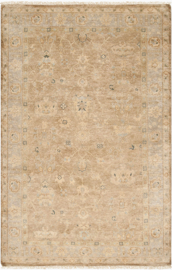 Surya Transcendent Hand-knotted 2' X 3' Wool Rug - Luxurious, Artisanal Design With Elegant Fringe Detail Pale Blue Nz Wool Tns9004-23