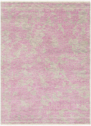 Surya Transcendent Hand-knotted 2' X 3' Wool Rug - Luxurious, Artisanal Design With Elegant Fringe Detail Gray Wool Tns9012-86116