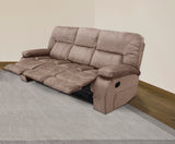 Parker House Chapman - Kona Manual Glider Reclining Sofa And Two Recliners Brown 94% Polyester,6% Nylon (W) Mcha-311-kon