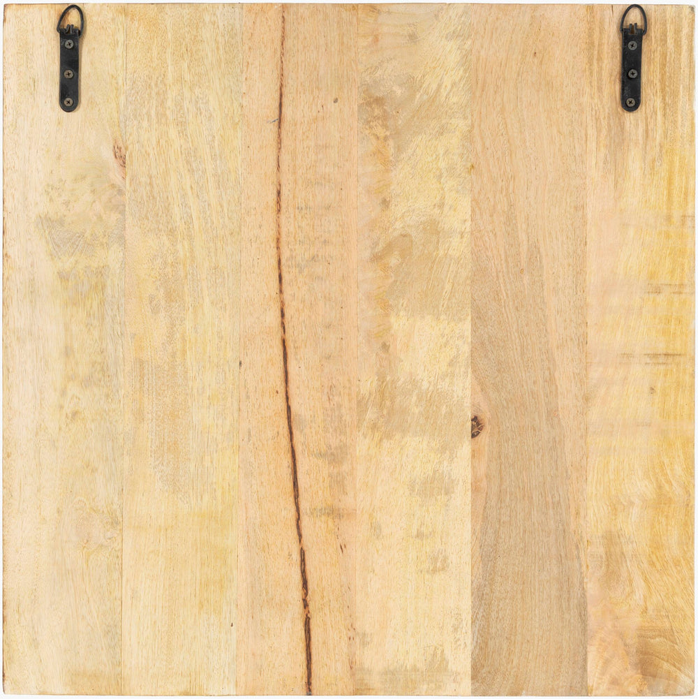 Surya Tanu 24" Dimensional Wall Accent - Global Inspired Elegance For Eclectic Home Decor, Made In India Main, White  Tnu001-2424