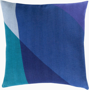 Surya Teori 18" X 18" Durable Accent Pillow - Modern Cotton Design For Chic Home Decor & Comfort  Cotton,Cotton To009-2222