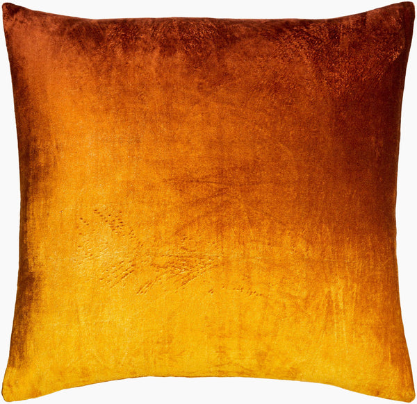 Surya Theodosia 18"L X 18"W Elegant Viscose Accent Pillow - Versatile Home Decor For Any Space Mustard Viscose,Viscose Tod003-2222p