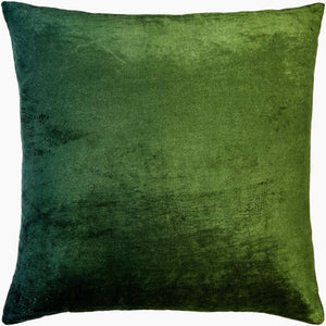Surya Theodosia 18"L X 18"W Elegant Viscose Accent Pillow - Versatile Home Decor For Any Space Dark Green Viscose,Viscose Tod004-2222p