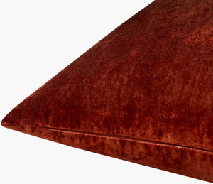 Surya Theodosia 18"L X 18"W Elegant Viscose Accent Pillow - Versatile Home Decor For Any Space Dark Brown Viscose,Viscose Tod005-2222p