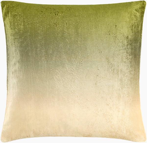 Surya Theodosia 18"L X 18"W Elegant Viscose Accent Pillow - Versatile Home Decor For Any Space Olive Green Viscose,Viscose Tod008-1818p