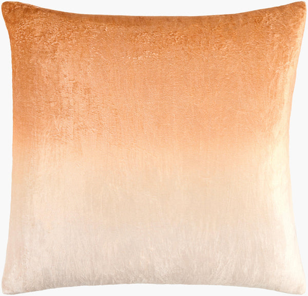 Surya Theodosia 18"L X 18"W Elegant Viscose Accent Pillow - Versatile Home Decor For Any Space Burnt Sienna Viscose,Viscose Tod009-1818