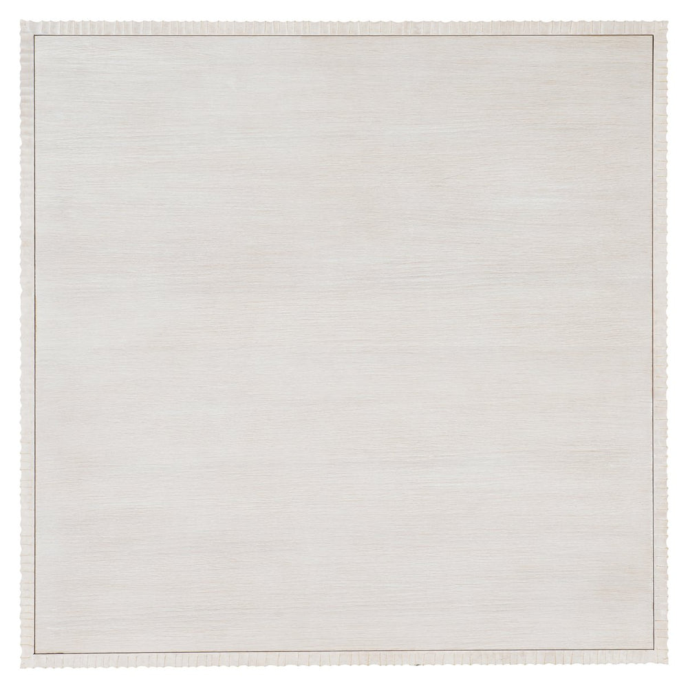 Bernhardt Bernhardt Solaria Square Cocktail Table—44" Weathered Bone Chiseled Cast-Resin Frame, Wood Inset Top And Hidden Casters 310023