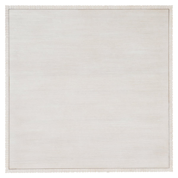 Bernhardt Bernhardt Solaria Square Cocktail Table—44" Weathered Bone Chiseled Cast-Resin Frame, Wood Inset Top And Hidden Casters 310023