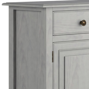 English Elm Connaught Handcrafted Solid Wood Entryway Cabinet In Fog Grey – Timeless Storage For Any Space B136P158540