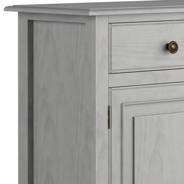 English Elm Connaught Handcrafted Solid Wood Entryway Cabinet In Fog Grey – Timeless Storage For Any Space B136P158540