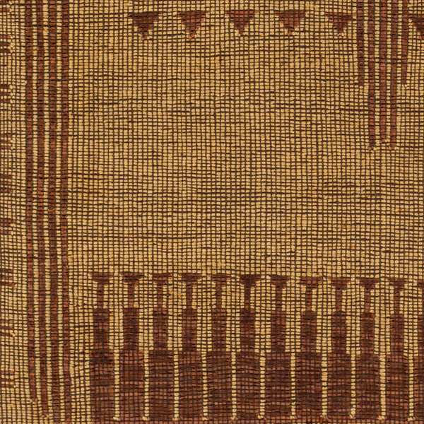 Surya Touareg 10' X 14' Handmade Jute & Leather Area Rug – Unique Global Style With Easy Maintenance! Mustard Jute,Leather Tog2305-23