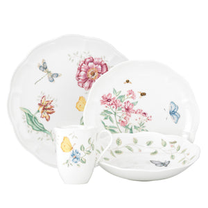 Lenox Butterfly Meadow 4-piece Place Setting Multi, WHITE PORCELAIN 817044