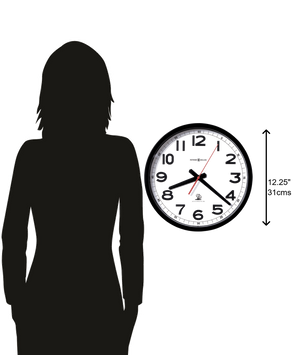 Hekman Furniture 625205 Accuwave Ii Wall Clock - Self-setting, Quiet, Durable Design For Home & Office Decor Plastic Accuwave Ii Wall Clock 625205