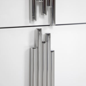 Vig Furniture Modrest Token - Elegant White & Stainless Steel Nightstand With Spacious Storage For Modern Bedrooms White  Vgvcn815-l-white-ns