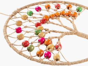 Surya Tree Of Life 26" Wall Hanging - Elegant Macrame Art With Global Charm For Eclectic Home Decor Burnt Orange Jute,Wood Tol1000-2611