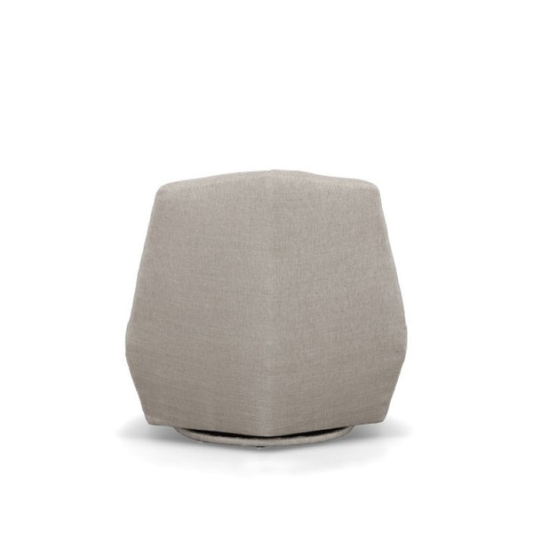 VIG Furniture Tomlin Sculptural Grey Woven Accent Chair With Origami Folded-Tuft Design, Deep Seat, 330 Lb Capacity VGODZW-20092-GRY-CH