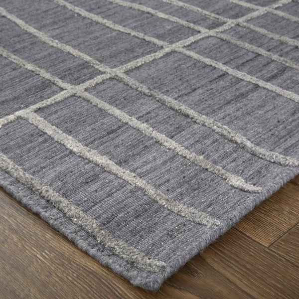 Feizy Rugs Haverhill Hand-woven Viscose And Wool Rug With Geometric Design For Elegant Home Décor Styling Gray,Silver Viscose,Wool T07t8000chl000p00