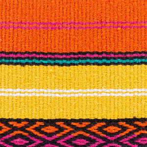 Surya Toluca 26" Square Floor Pillow - Elegant Global Designs For Eclectic Home Decor, Durable Cotton Saffron Cotton,Cotton Tou004-2626p