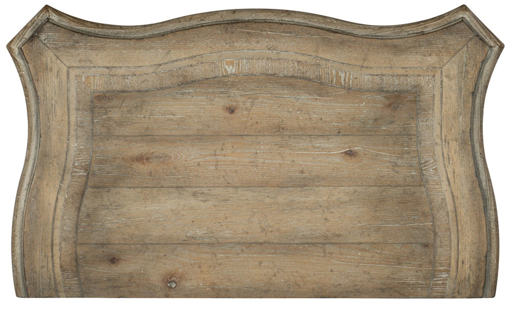 Hooker Furniture Castella Antique Slate Three-Drawer Nightstand With Cedar & Felt Liners, Usb Power & Ambient Light 5878-90016-80