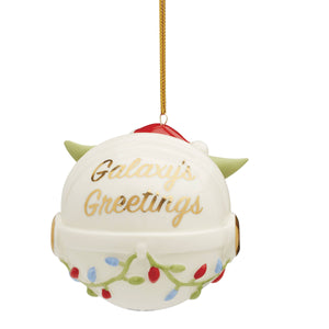 Lenox Grogu's Holiday Hover Pram Ornament Green, GREEN PORCELAIN 895920