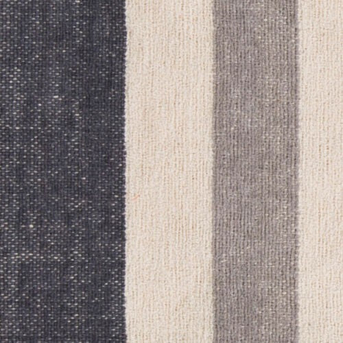 Surya Troy Coastal Cotton Throw Blanket 50"W X 70"L – Stylish Woven Design With Fringe Detailing, India Charcoal Cotton,Cotton Toy7000-5070