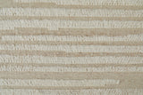 Feizy Rugs Ashby Wool Hand Woven Scandinavian Rug White/Tan 9'-6" x 13'-6"