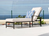 La Jolla Chaise in Canvas Henna w/ Self Welt SW401-9-5407 Sunset West