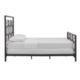 Homelegance By Top-Line Fencella Black Metal Queen Bed Black Metal