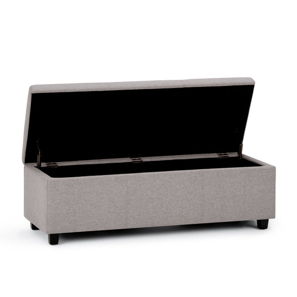 English Elm Avalon Storage Ottoman Bench - Stylish Cloud Grey With Generous Hidden Storage For Every Room B136P158637