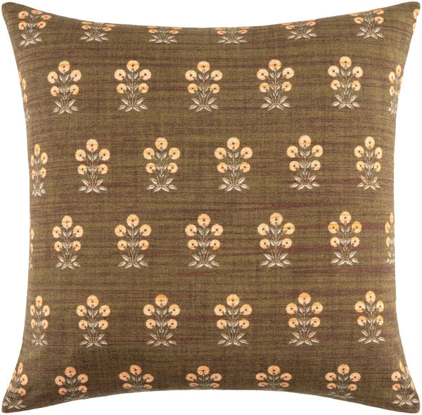Livabliss Tarpon Cotton Woven Square Accent Pillow Minimalist Modern Sofa Bedroom Decor TPO001-1818