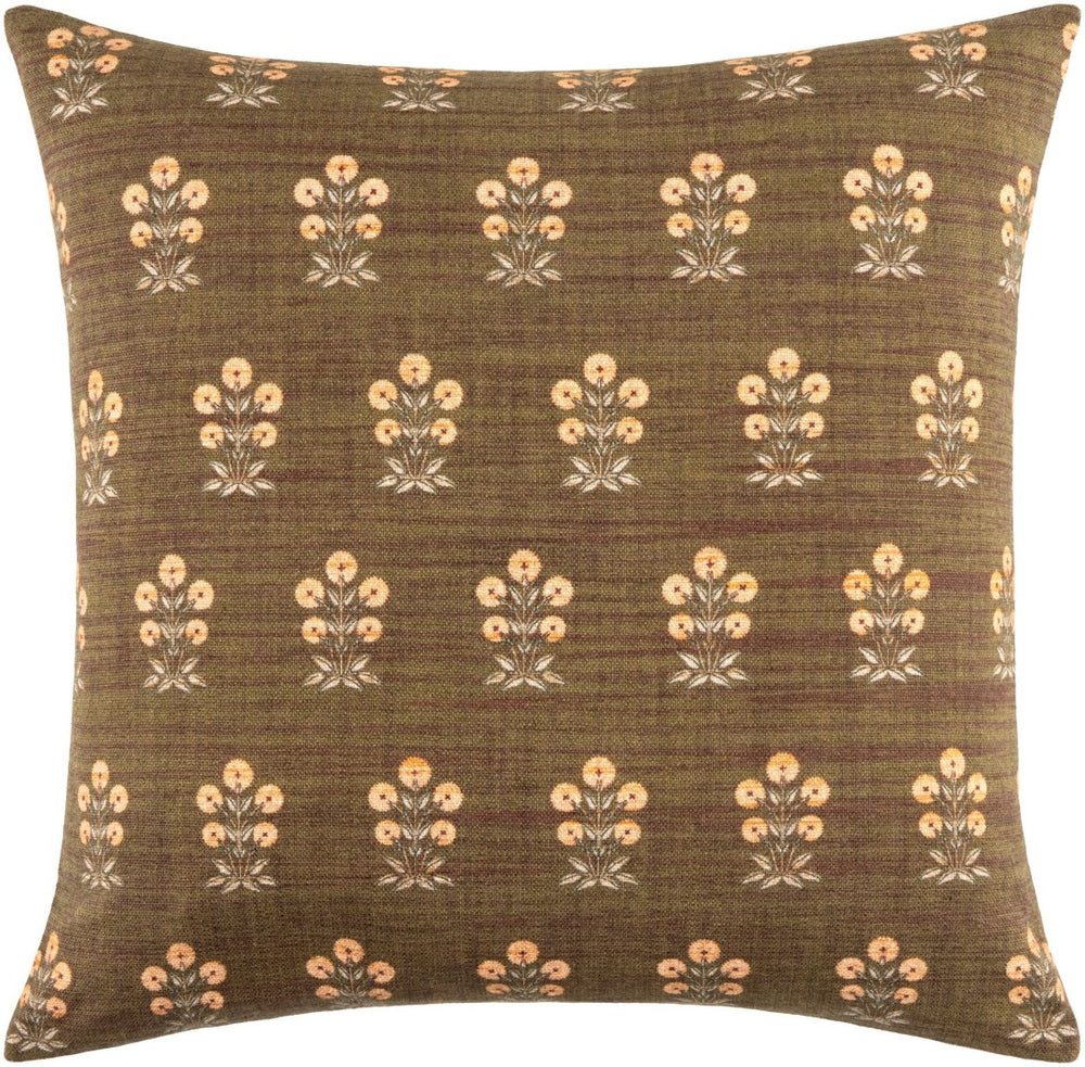 Livabliss Tarpon Square Cotton Accent Pillow Soft Breathable Modern Living Room Decor TPO001-2020D