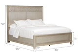 A.R.T. Furniture Morrissey Queen Cashin Panel Bed 218155-2727 Silver 218155-2727