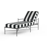 Provence Chaise Lounge in Cabana Classic w/ Self Welt* Grade B SW3201-9-58030 Sunset West