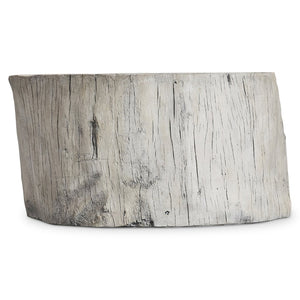 Bernhardt Bernhardt Bois Faux Wood Resin Cocktail Table Sculpted Tree Trunk Living Room Accent 32" 581011