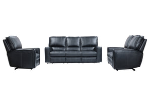 Parker Living Rockford - Verona Black Power Reclining Sofa Loveseat and Recliner Verona Black MROC-321PH-VBK Parker House