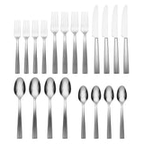 Lenox Oneida Kennedy 20 Piece Everyday Flatware Set, Service for 4 Metallic, STAINLESS METAL 896124