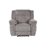 Parker House Richland - Bristol Grey Power Reclining Sofa And Recliner Grey 100% Polyester (S) Mric-31ph-brgr