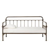 Homelegance By Top-Line Sione Antique Iron Metal Twin Daybed Bronze Metal