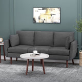 Christopher Knight Home® - Noble House - Feichko Contemporary Fabric Pillow Back 3 Seater Sofa