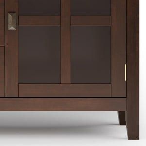 English Elm Artisan Large Sideboard Buffet - Handcrafted Russet Brown Storage Solution For Modern Spaces B136P158418