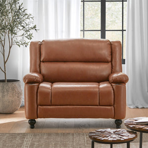 Christopher Knight Home® Noble House 49.5'' Wide Faux Leather Manual Standard Recliner