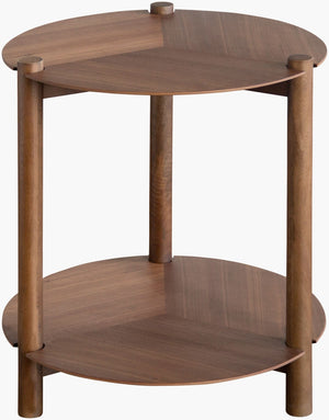 Livabliss Tiral Geometric Mid-century Modern End Table Compact Square Design for Living Room TRAL001-232020