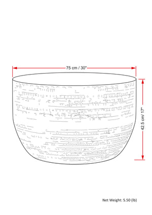 English Elm Johnsen Antique Gold Metal Coffee Table - Elegant Round Design For Modern Living Spaces & Decor B136P158940