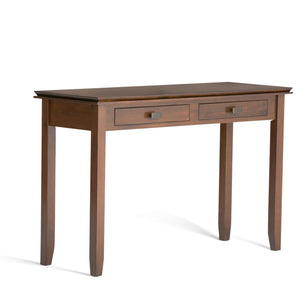 English Elm Artisan Console Sofa Table - Russet Brown, Handcrafted Storage Solution For Any Room'S Elegance B136P159466