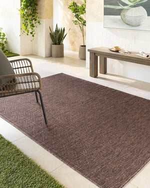Livabliss Terrace Turkish Machine Woven Polypropylene Area Rug for Indoor Outdoor Living Spaces TRC2300-9212