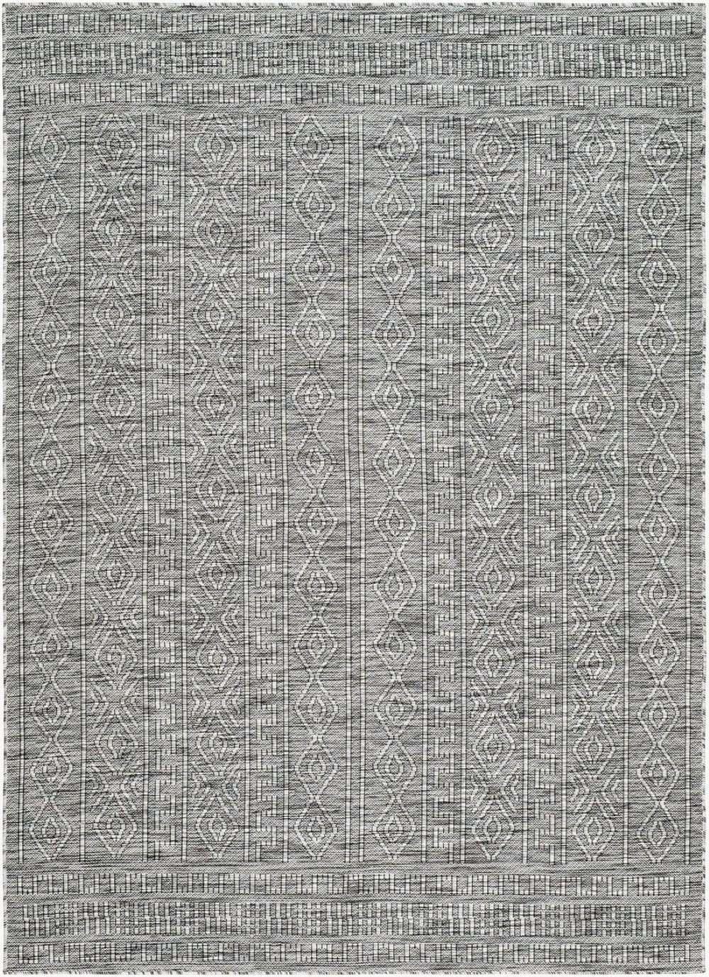 Livabliss Terrace Geometric Polypropylene Indoor Outdoor Rug Turkish Woven Entryway Accent TRC2302-2211